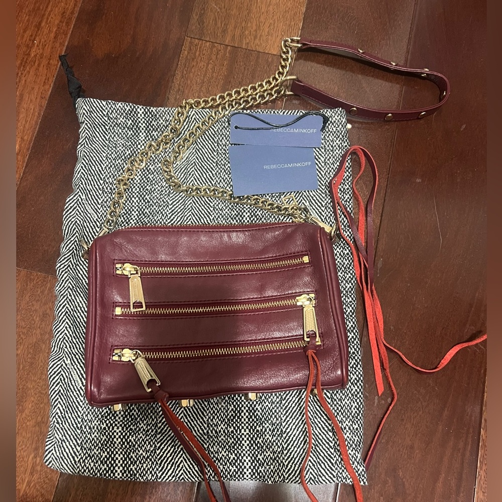 Rebecca minkoff mini zip crossbody bag